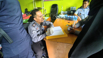 Petugas Lapas Bangko Mendadak Tes Urine